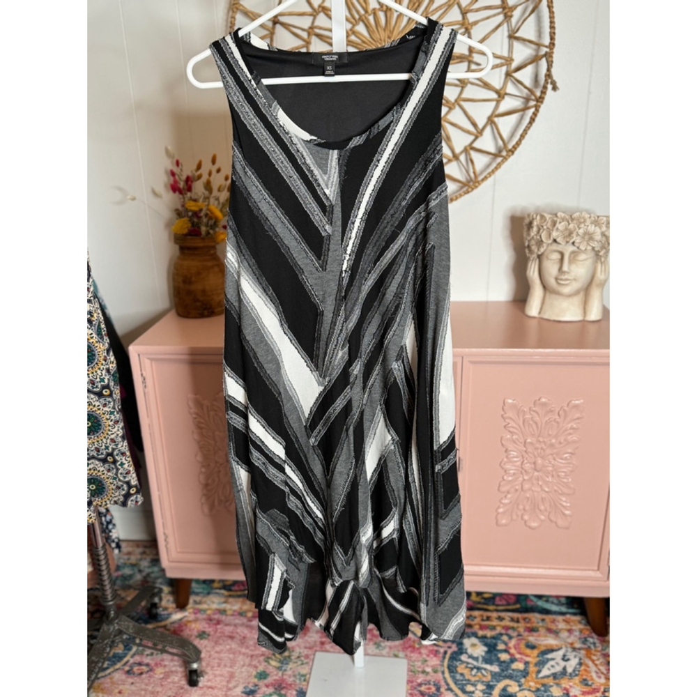 Women's Simply Vera Vera Wang Blackโ & Gray Dress XS